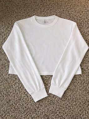 PINK Victoria's Secret White Crewneck Tee
